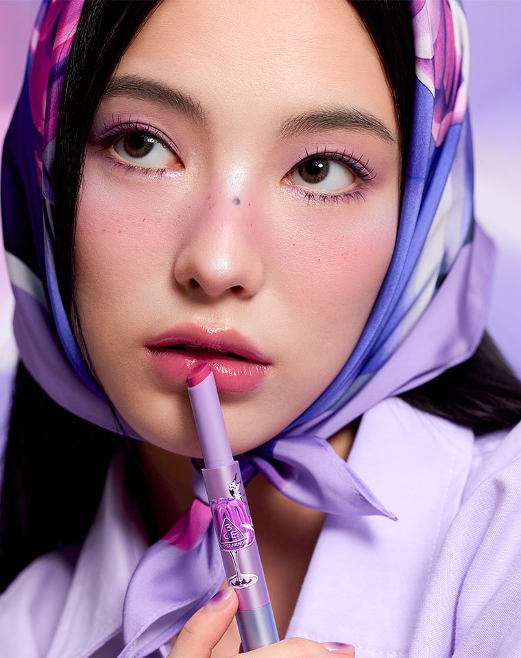 3CE X Scarf Collection Shine Reflector Glossy Moisturize Mirror Lipstick 1.7g #Fasciated